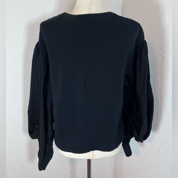 CLEAR-OUT Zara Ballon Sleeve 100% Cotton Sweatshirt - Picture 3 of 6